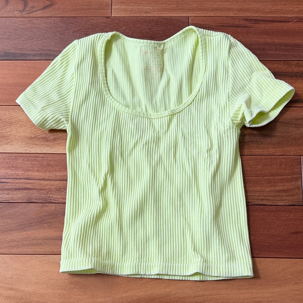 Gypsy + Jade Ribbed Short Sleeve Top
